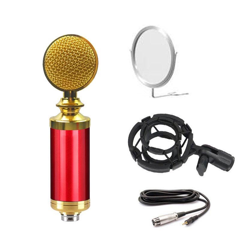 Super Loud Color BM-5000 Condenser Microphone for Streaming, Mobile, PC, Live Broadcasts, and Singing.