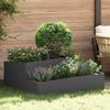 Garden Planter Black 100 X 100 X 50 Cm