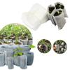 100pcs Non-Woven Plant Nursery Bags Pots Flowers Fruit Tree Seedling Biodegradable Fabric Pouch for Vegetable Seed Cultivation