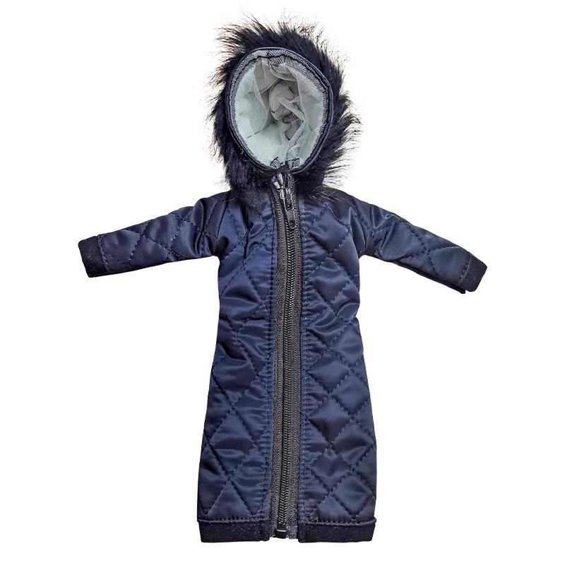 

11.5 Doll Sweater & Coat Set - Includes Long Cotton Coat and Down Jacket for Winter Wear 11.5-inch Doll Clothes