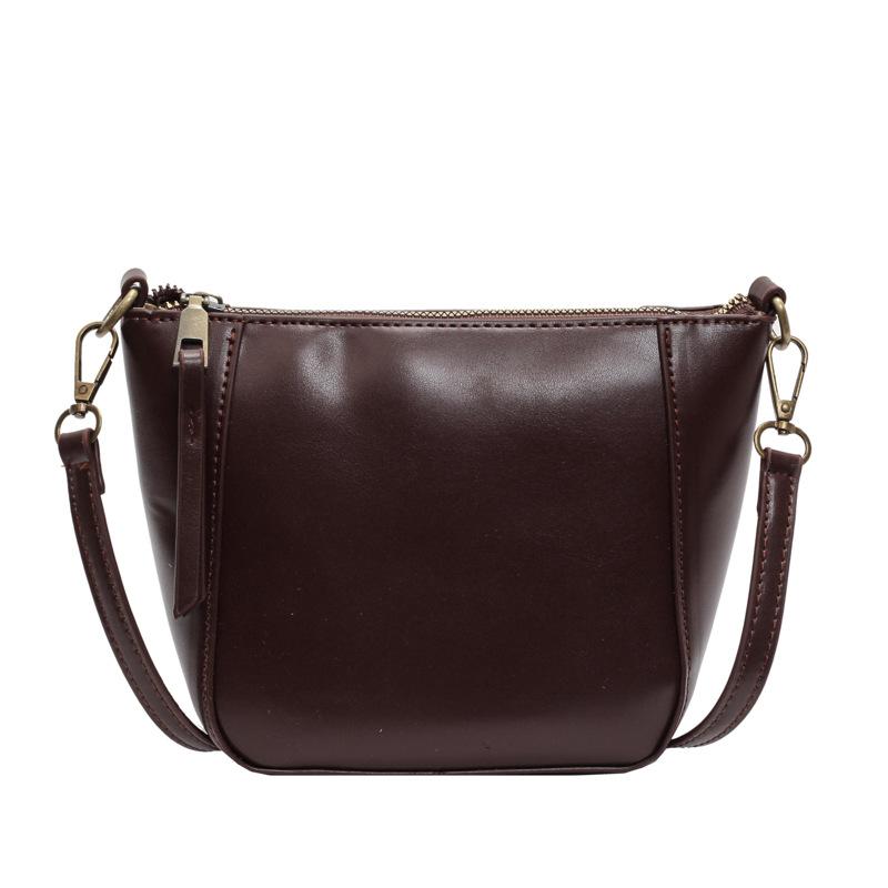 

Сумка-пельмень в стиле ретро, женская сумка через плечо в форме полумесяца, сумка через плечо, кошелек из искусственной кожи