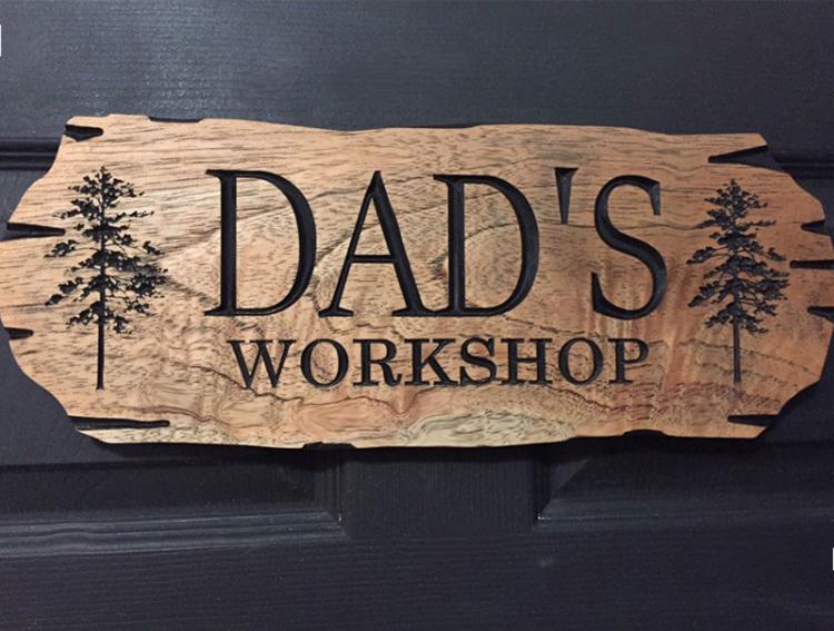 Custom Solid Wood Sign: Chinese Style Carved Logo Plaque