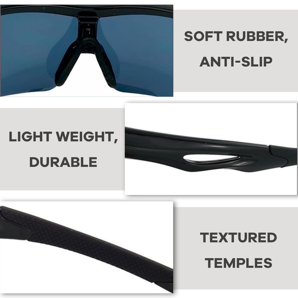 UV 400 Protection Ultralight Sunglasses for and Outdoor Activities [SHEEN KELLY] High-Quality Golf, Fishing, Cycling,