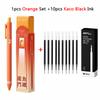 KACO Lucky Koi Gel Pens Gain Good Luck, Cute Carton 800m Writing Length Push Action Special Pen for Student Exams, Gift Stickers