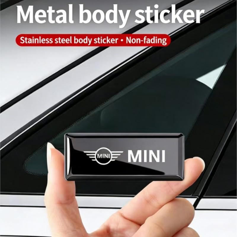 4 piezas Estilo de Coche Pegatina de Emblema Insignia de Metal Calcomanía Decorativa Para Mini Cooper Works One JCW R56 R53 F54 F55