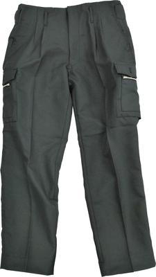 Toraichi Power Pants Trousers Cargo Polyester Loose Watari Thick Cosplay Work Clothes TORA Gray [Musashino Uniform] Two-Tuck 9309-207 70-110cm 100%