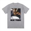 Don Pollo Salsa Y Picante Ohio Grafik T-Shirt Lustig Herren Damen Mode Kurzarm T-Shirts Tops Übergroßes T-Shirt