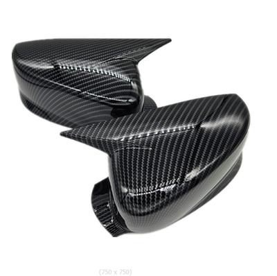 Carbonfaser-Look OX Horn Seitenflügelspiegelabdeckung Zierleiste Für Honda Accord 2008-2013