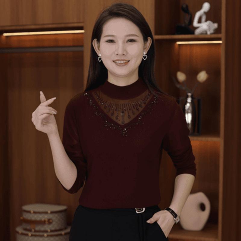 

Футболка-основа с полуводолазкой на весну, новый стиль, облегающий крой, тяжелая промышленная футболка с длинным рукавом, модный и универсальный топ 5XL