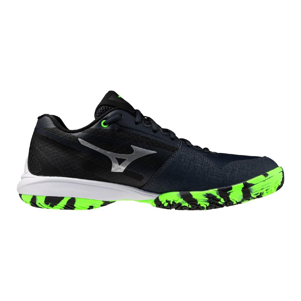 Badminton Shoes Wave Claw 4 Wide Unisex Cm 4E Black X Green [Mizuno] 24.0