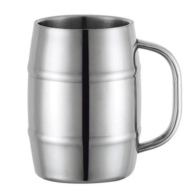 Kakusei Edelstahlbecher 970ml Silber Länge 16 x Breite 12 x Tiefe MJ-1000 Ca.. 16.5cm