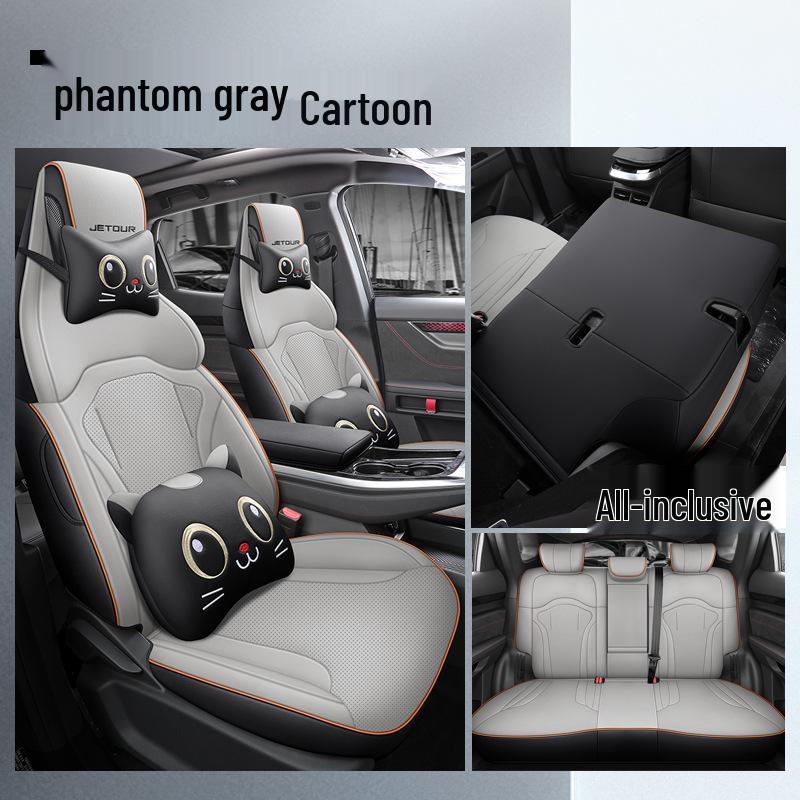 LTCS Jietu Dasheng Sporty Leather Car Seat Cushion - All Seasons Fit