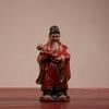Ceramics Fu Lu Shou Figure Statue -Buddha of God of Wealth-Home Features Living Room, Office Decoration Statues