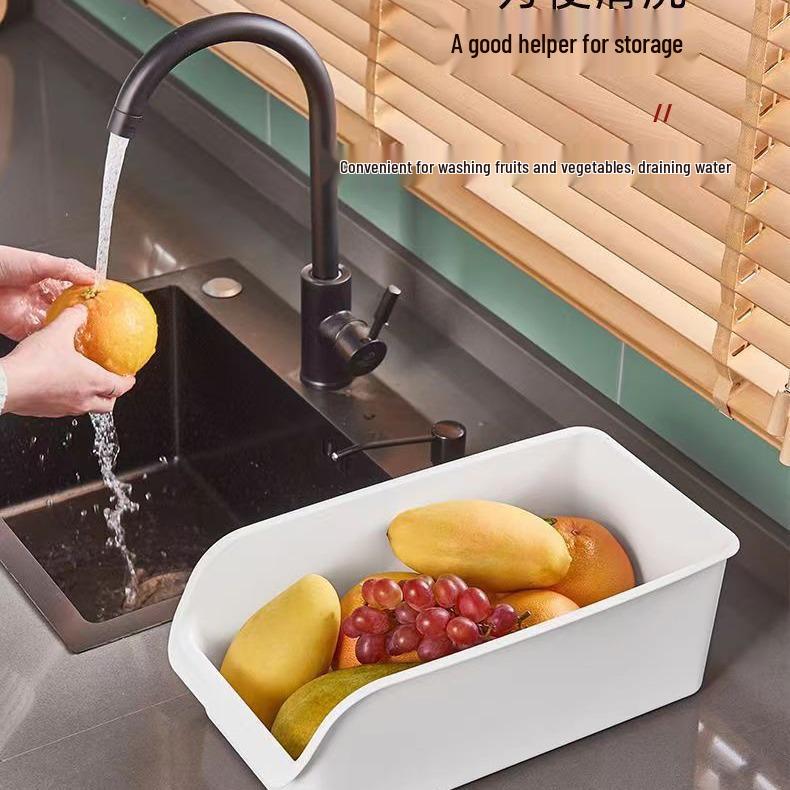 Transparent Portable Refrigerator Storage Basket for Fruit, Vegetables, and Cola - Home Fresh-Keeping Box