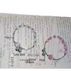 TikTok-Style Cat's Eye Stone Bracelet: Simple, Girlish Heart & Bell Design for Couples or Best Friends
