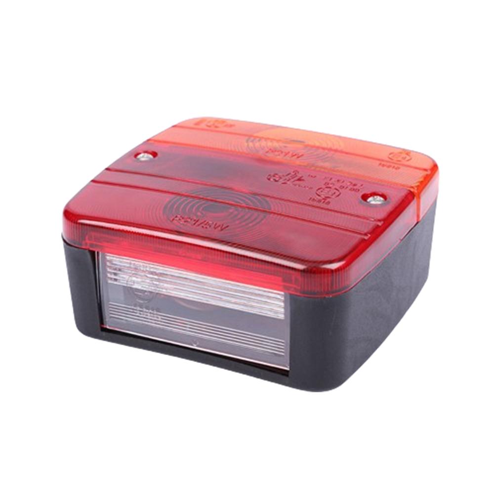 1 Set 12V Rear Towing Trailer Lightboard Tail Light 10m Cable 7 Pin Brake Stop License Number Plate Reflector Waterproof
