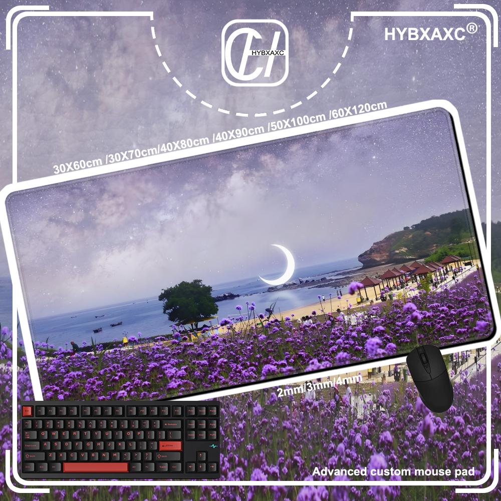 Mouse Pad Cute HD Desk Pad Extended Gaming Keyboard Mats Large 90x40cm XXL Nature Landscape Gamer Mousepad