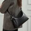 Hifashion Cowhide Genuine Leather Hobo Shoulder Bags For Women 2025 Luxury Designer Crossbody Purse Half Moon Ladies Handbags