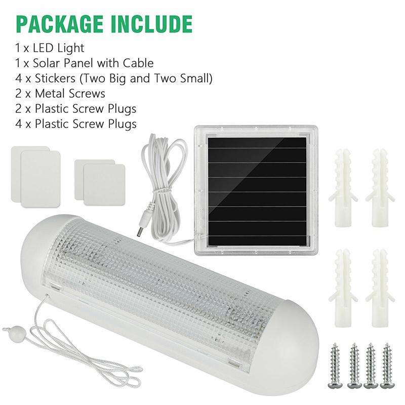 Солнечный фонарь Перезаряжаемый Водонепроницаемый Уличный Патио Двор Гараж