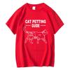 Mens High Quality Cotton Short Sleeve Space Funny Cat Print Cool Exclusive Cat Graphic Men Tshirt Big Size Unisex Tee Shirt