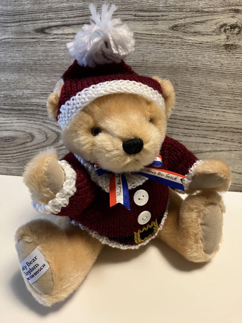 

[USED] Beautiful Teddy Bear Plush Toy Huis Ten Bosch Kingdom Santa