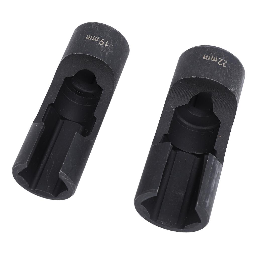 2 Pcs 1Celsius2 Inch Injector Fuel Line Socket Wrench Set Nut Wrench Spanner   Tangsten Steel for Bent Pipes EGT Sensors   Switches