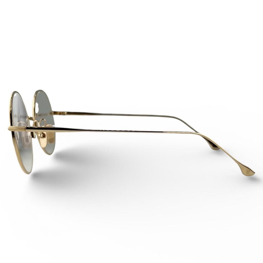 Excellent DITA Glasses BELIEVER(-) HYDE's Round Model gold mens DTX506 Used