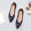 Spring and autumn flying knitting single shoes Doudou shoes flat bottom women's floating shoes boat shoes pregnant women knitted flying thread