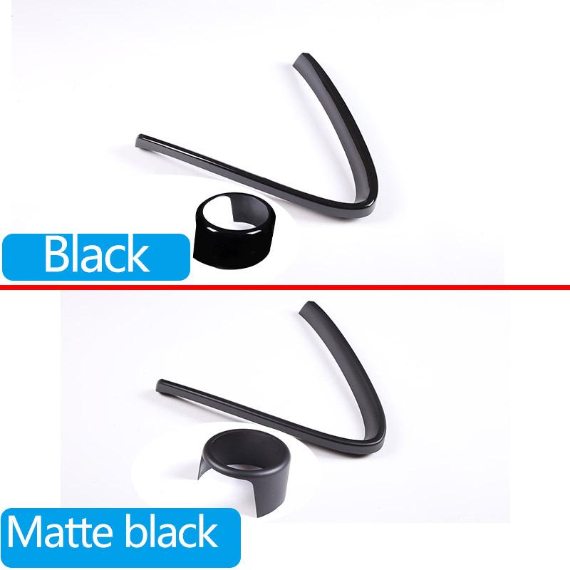 For Alfa Romeo Giulia Stelvio 2017 2018      ABS Plastic Front Grill Decoration Frame Car Accessories