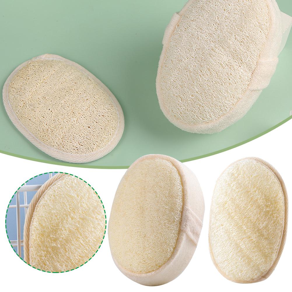 1PCS Loofah Bath Exfoliating Scrub Sponge Body Scrubber Exfoliator Soft Shower Cleaning Brush Back Cleaner Pads Massage Brush