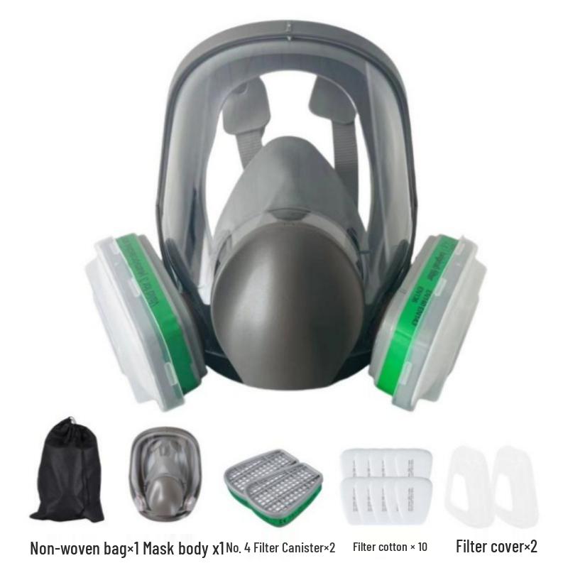 Multipurpose Respirator Mask for Spray Painting, Dust, Chemicals, Pesticides, and Decorating - 6800 Style