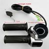 NEW HOT In Stock-For Electric Scooter Bike Parts- 48V Throttle Handlebar Grip Power Speed Rotary With Key With LCD Battery Displ
