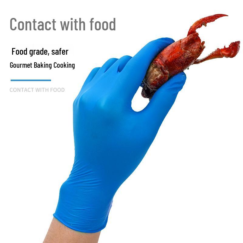 Inco High-Elasticity Nitrile Gloves: Food Grade, Catering & Laboratory Use