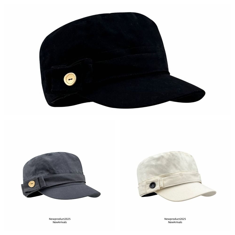Cotton Flat Cap Cloth Retro Painter Hat Casual Equestrian Hat  Travel