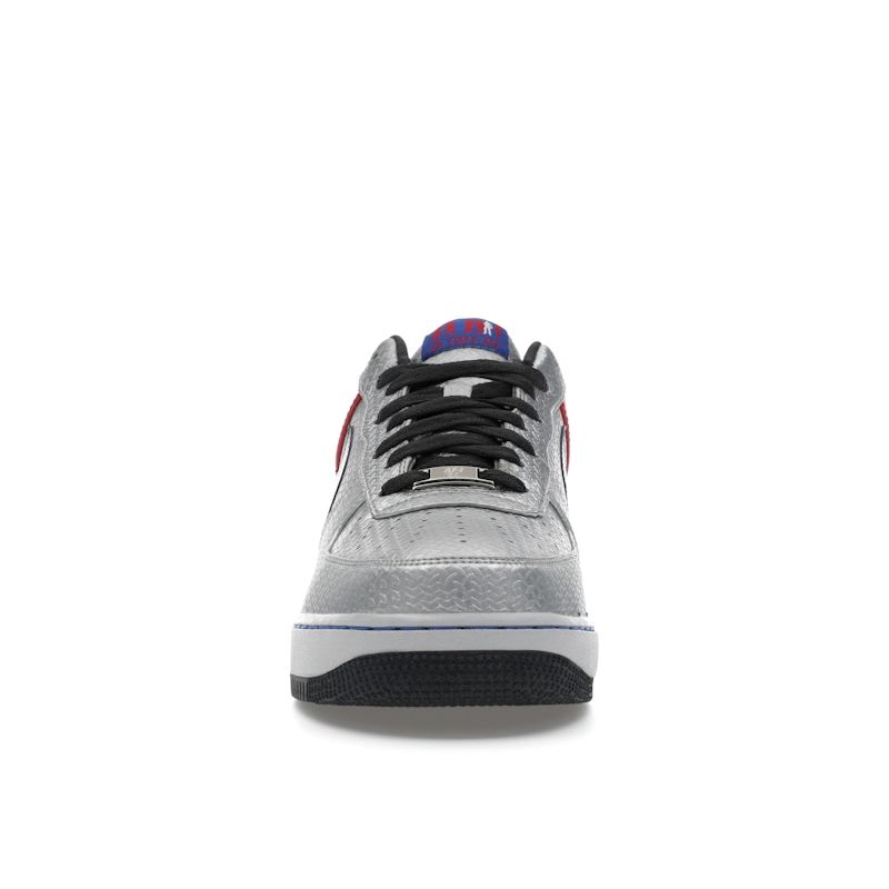Nike Air Force 1 Premium 07 Jones Original Six Herren-Sneaker Silber Metallic-Silber Anthrazit-Varsity-Rot 315090-001