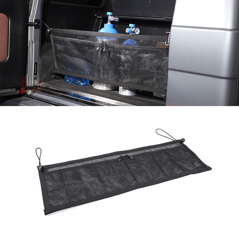 Webbing Black Car Rear Trunk Boot Organizer Pocket Storage Net Pocket For Mercedes Benz G Class W463 2004-2018 Auto