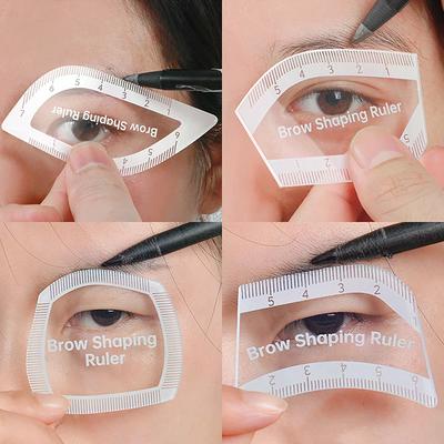 1PCS Brow Mapping Ruler Eyebrow Shaping Ruler 1 Minute Fast Drawing Design Brow Easy Tool Microblading Permanent Makeup Stencils