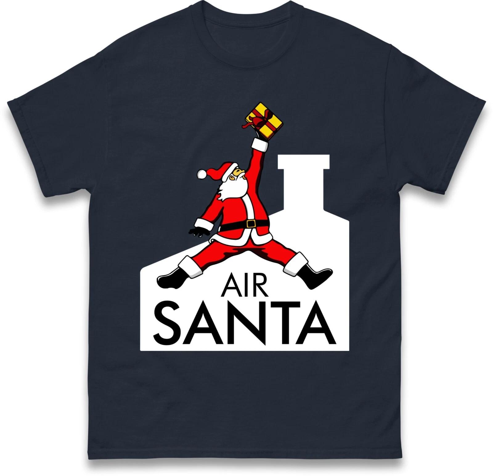 Air Santa Funny Spoof Christmas T Shirt S
