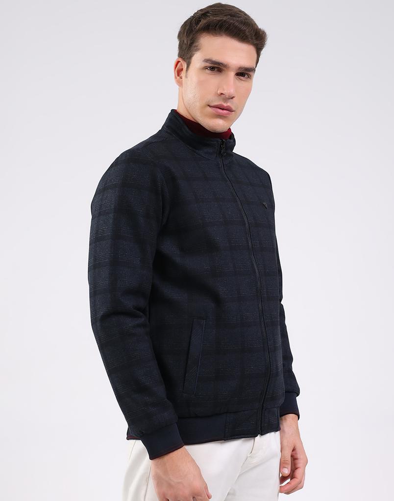Monte Carlo Men's Mock Neck Full Sleeve Jacket