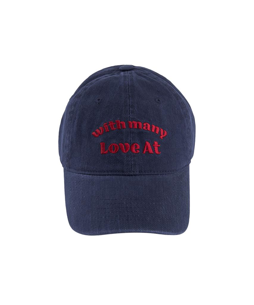 LOTSYOU Lotsyou_With Many Love Ball Cap Navy