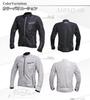Motobase Spring/Summer Motorcycle Protective Jacket, Cool Mesh Single Rider's Jacket 2 | MBMJ-08 | Silver/LL