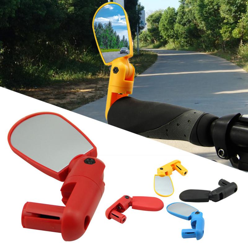 Rotate Wide Range Bike Mirrors Bike Handlebar Cycling Reflector Electric Scooter Bicycle Accessories Bicycle Rearview