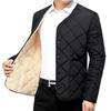 Men's Warm Down Cotton Jacket for Autumn/Winter - Thick Inner Layer, Large Size, Short Jacket for Middle-Aged and Elderly