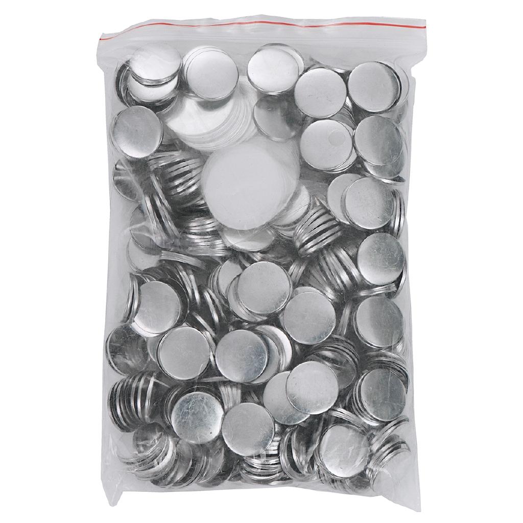 25mm Größe Button Maker Herstellungsmaschine 1-1/2" 25mm Größe Form+500 Plastik Anstecknadeln Material Button Maker Neu