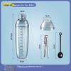 Set Shaker per Cocktail e Tè con Frusta e Bastoncino Tritaghiaccio