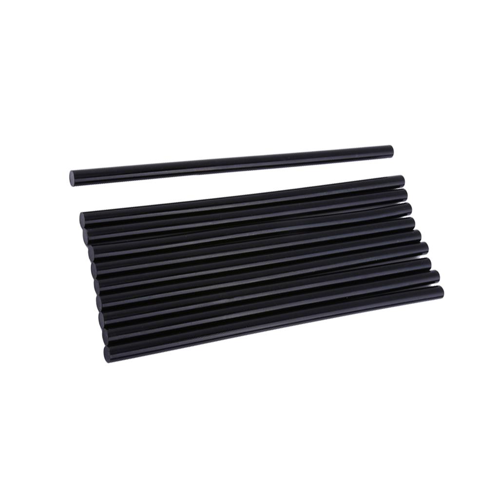 10Pcs black 7mm Celsius 11mm Hot Melt Glue Sticks For Electric Glue      Stick(7mm*200mm)