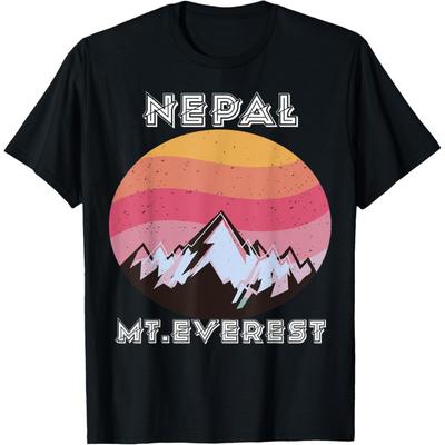 Nepal Souvenir Mount Everest Klettern Bergsteiger T-Shirt