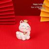 Lucky Cat Resin Mobile Holder - Cute Office Desktop Decoration Gift