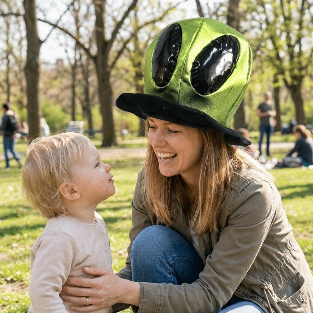 Funny Alien Hat Creative Cosplay Headgear Party Supplies UFO Hat Carnivals