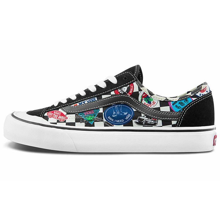 Vans Style 36 Series Canvas Fun Logo Casual Low-Top Skate Shoes Unisex Sneaker Black VN0A3MVL3P0